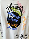 AU Australia TEST STRIKE RELAXED T Shirt ST124W2008 White WOMENS - STUSSY - BALAAN 4