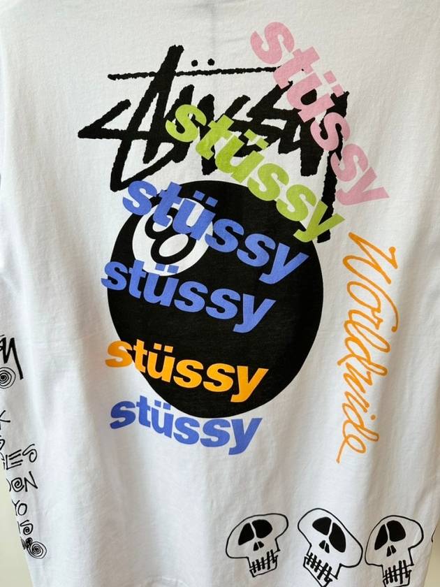 AU Australia TEST STRIKE RELAXED T Shirt ST124W2008 White WOMENS - STUSSY - BALAAN 4