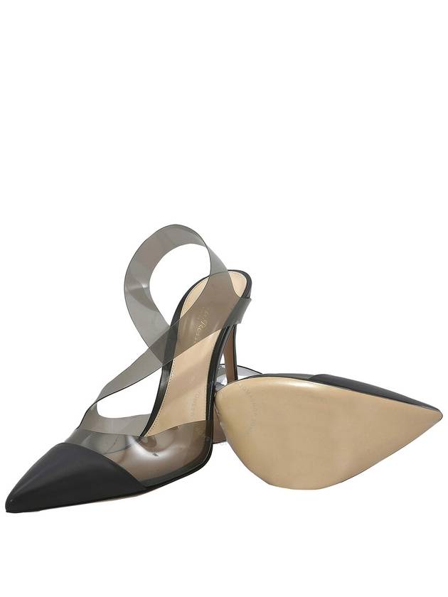 Gianvito Rossi Ladies Black/Fume Cut-out Pointed Pumps, Brand Size 36 ( US Size 6 ) - GIANVITO ROSSI - BALAAN 2