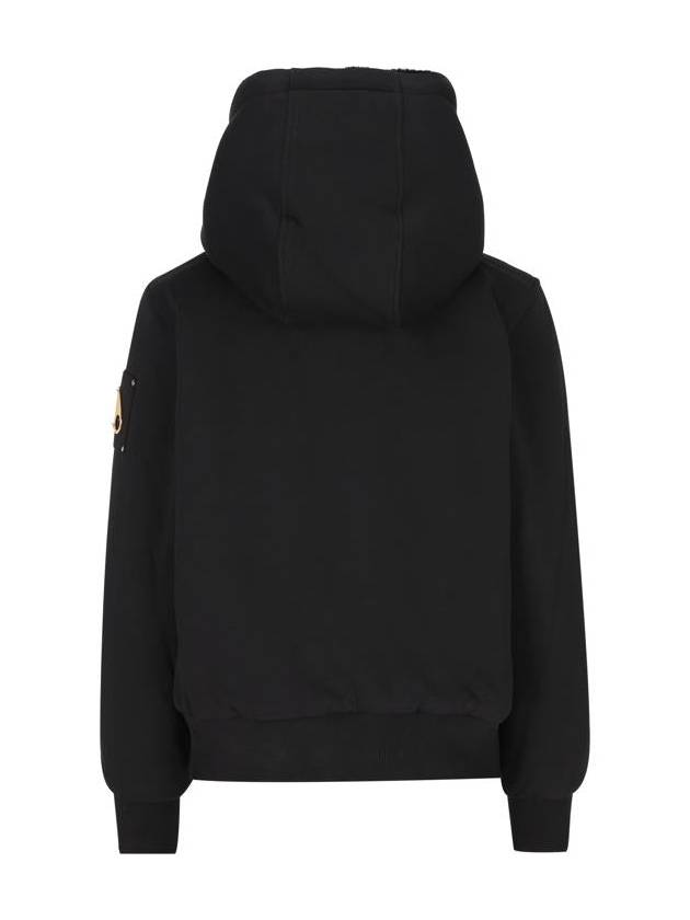 Madison Bunny Gold Hooded Jacket Black - MOOSE KNUCKLES - BALAAN 3