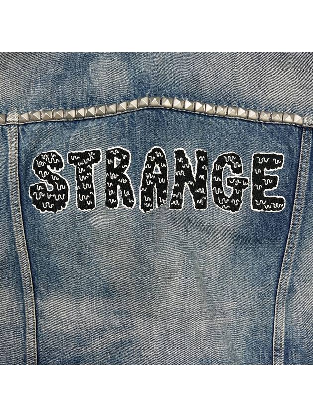 Men s STRANGE Studded Denim Vest - CELINE - BALAAN 6