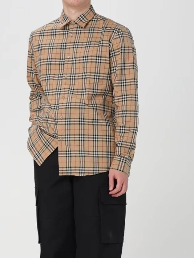 Vintage Check Pattern Long Sleeve Shirt Beige - BURBERRY - BALAAN 3