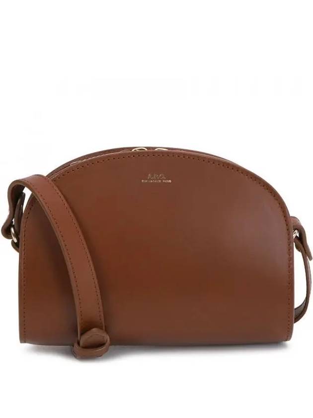 Demi Lune Mini Half Moon Cross Bag Brown - A.P.C. - BALAAN 2