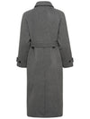 Double Balmacan Wool Coat Gray - CLAIR DE SAGE - BALAAN 2