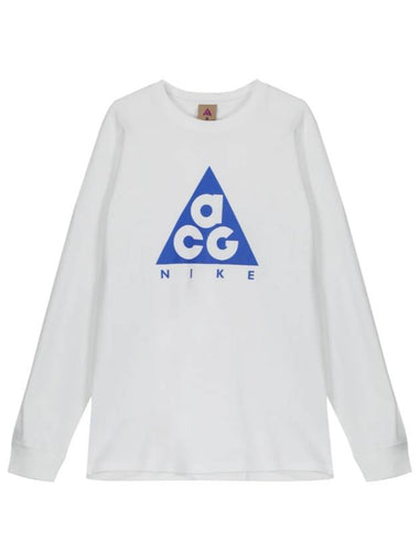 ACG Long Sleeve Logo T-shirt White BQ3457-121 - NIKE - BALAAN 1