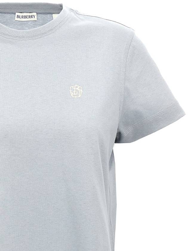 Burberry Logo Embroidery T-Shirt - BURBERRY - BALAAN 3