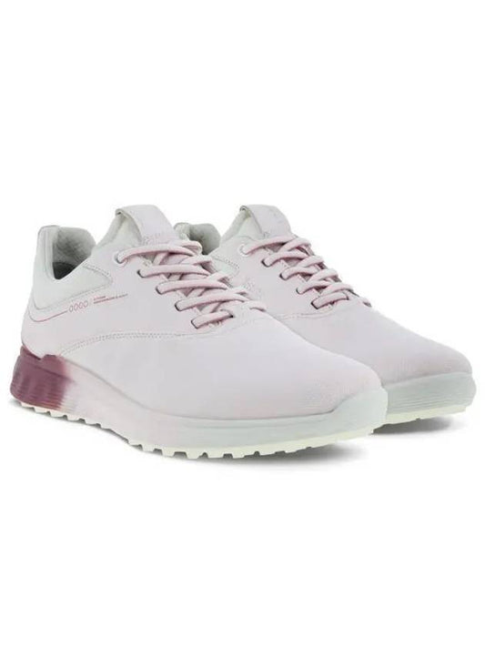 Women's Golf S Three Spikeless Golf Shoes Pink - ECCO - BALAAN 2