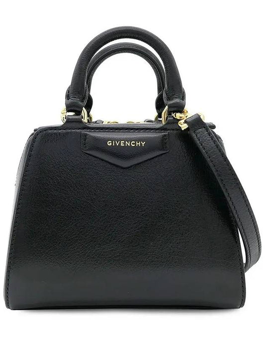 Antigona Cube Leather Tote Bag Black - GIVENCHY - BALAAN 2