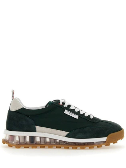 Clear Sole Tech Runner Low Top Sneakers Green - THOM BROWNE - BALAAN 2