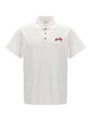 Embroidery Logo Short Sleeve Polo Shirt White - BALLY - BALAAN 2