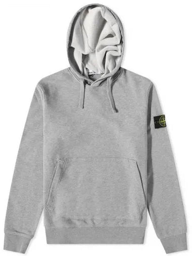 Wappen Patch Classic Fleece Hoodie Grey - STONE ISLAND - BALAAN 1