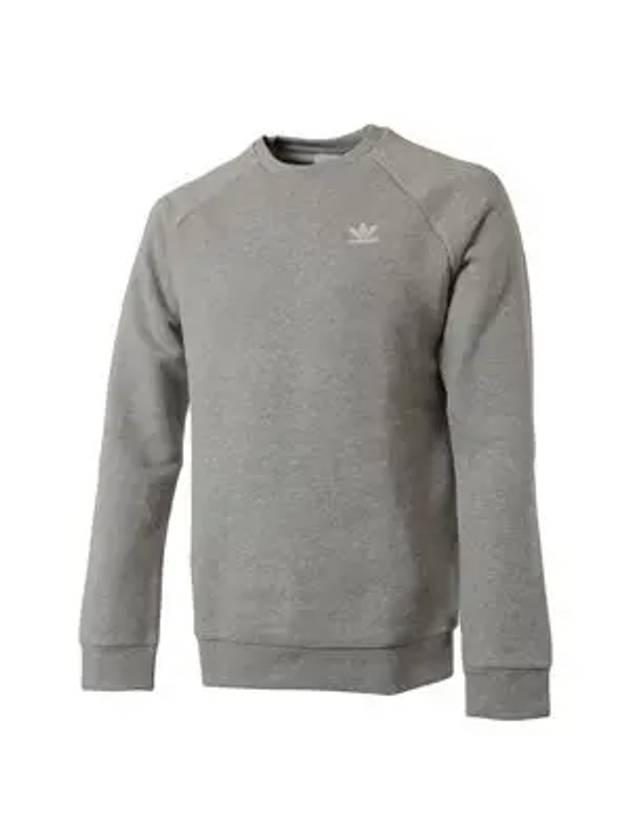 Original Essentials Crew Long Sleeve T-Shirt Grey - ADIDAS - BALAAN 1