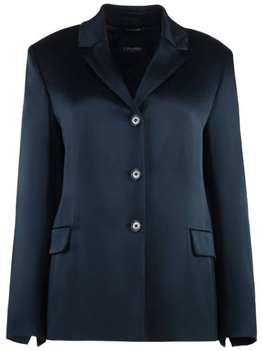 'S Max Mara Guido Satin Blazer - S MAX MARA - BALAAN 1