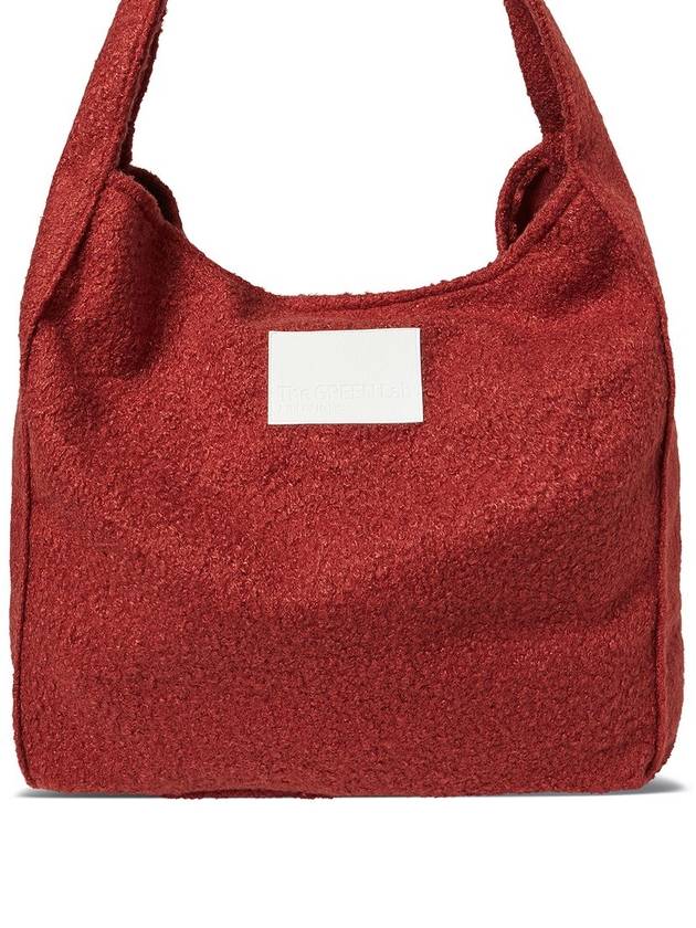 Bucle Wool Pouch Eco Bag Set Coral Red - THE GREEN LAB - BALAAN 7