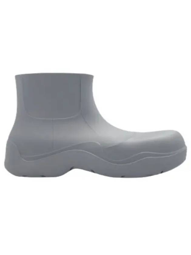 Puddle Rubber Ankle Rain Boots Grey - BOTTEGA VENETA - BALAAN 2