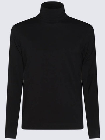 Cruciani Black Cotton T-Shirt - CRUCIANI - BALAAN 1