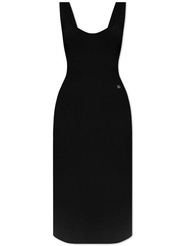 Dolce & Gabbana Dress With Logo, Women's, Black - DOLCE&GABBANA - BALAAN 1