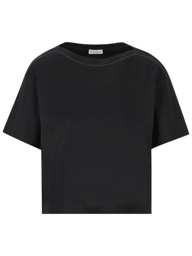 Brunello Cucinelli T-shirts and Polos Black - BRUNELLO CUCINELLI - BALAAN 1