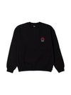 Men's Embroidered Sweatshirt Black - STOCKHOLM SYNDROME - BALAAN 1