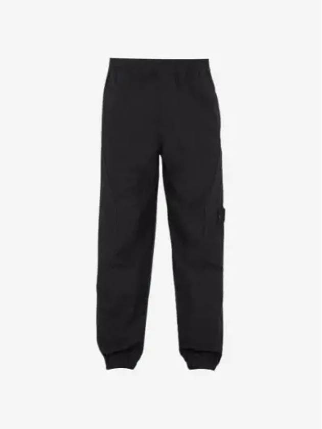 Ghost Piece O Ventile Cotton Cargo Straight Pants Black - STONE ISLAND - BALAAN 3