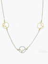 F Is Fendi Chain Necklace Gold - FENDI - BALAAN 2