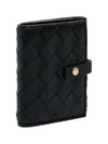 Intrecciato Mini Bicycle Wallet Black - BOTTEGA VENETA - BALAAN.