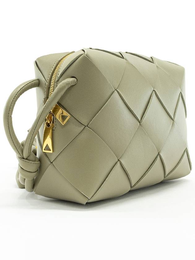 Cassette Intrecciato Small Cross Bag Travertine - BOTTEGA VENETA - BALAAN 4