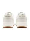 61 Cracked Leather Low Top Sneakers White - SAINT LAURENT - BALAAN 4