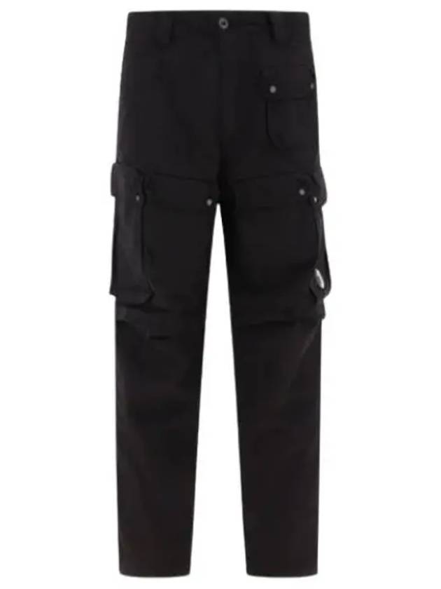 Rip-Stop Loose Utility Cargo Straight Pants Black - CP COMPANY - BALAAN 2