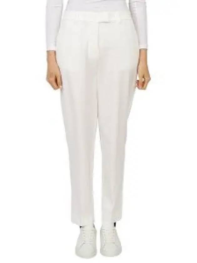 Women's Lux 4 Way Stretch Twill Straight Pants Snow - G/FORE - BALAAN 2