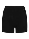 Le Short Pralu Charm Logo Knit Shorts Black - JACQUEMUS - BALAAN 2