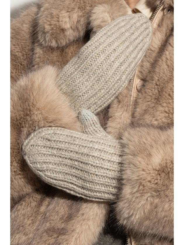 Chunky Lip Gloves Light Gray - UGG - BALAAN 3