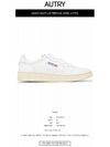 Medalist Leather Low Top Sneakers White - AUTRY - BALAAN 3