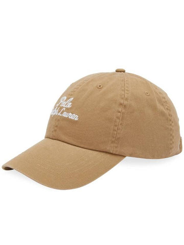 Chain Stitch Logo Ball Cap Cafe Tan - POLO RALPH LAUREN - BALAAN 1