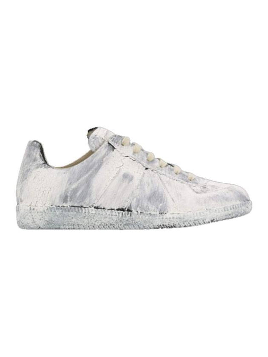 Women's German Army Dirty Low Top Sneakers White - MAISON MARGIELA - BALAAN 1