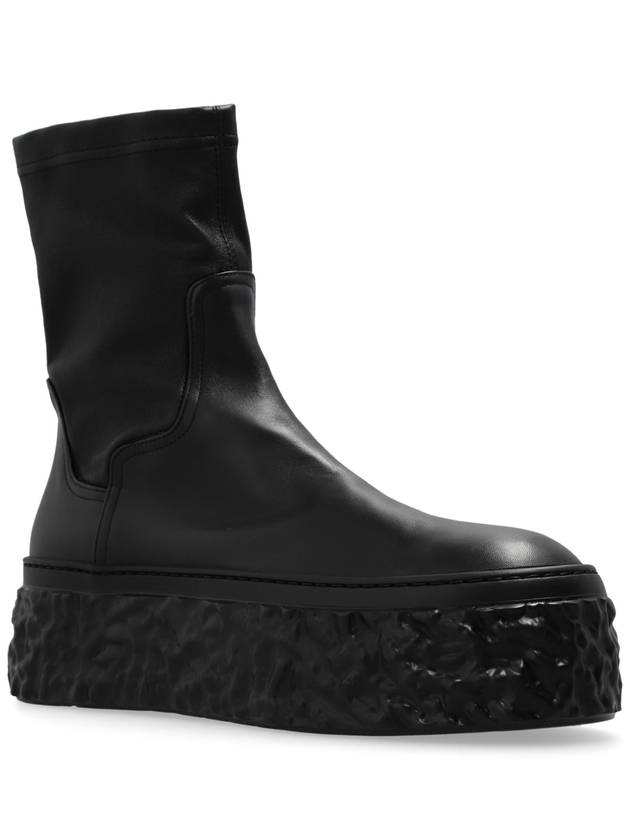 AGL Leather Ankle Boots, Women's, Black - AGL - BALAAN 4