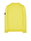 Logo Patch Knit Top Yellow - STONE ISLAND - BALAAN 4