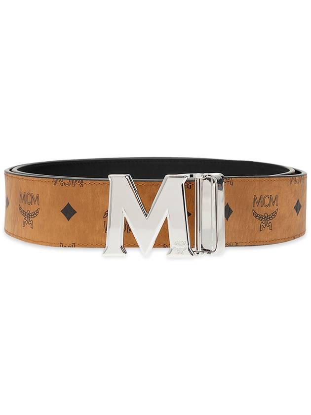 MCM Belt With Logo, Men's, Brown - MCM - BALAAN 1