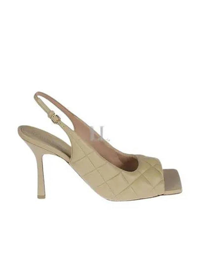 Padded Leather Sling Bag Heel Beige - BOTTEGA VENETA - BALAAN 2