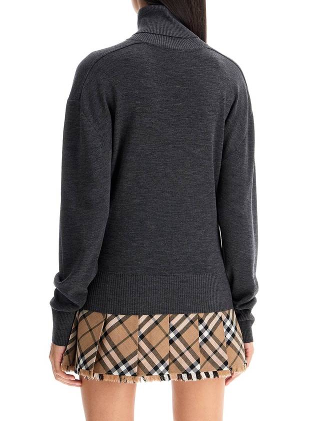 high-neck wool pullover sweater - BURBERRY - BALAAN 3