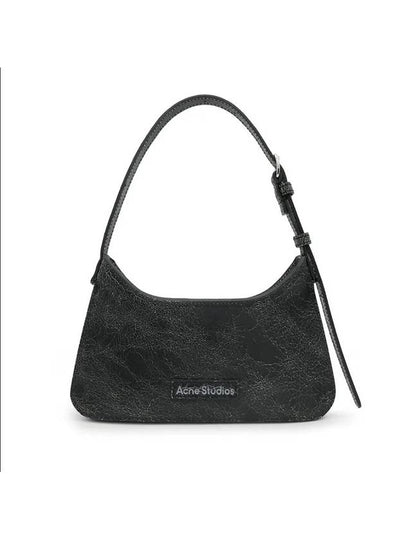 Platt Micro Leather Shoulder Bag Black - ACNE STUDIOS - BALAAN 2