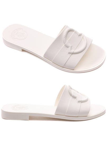 Women's MON Embossed Logo Sandals MON 4C00130 M4095 035 24S - MONCLER - BALAAN 2