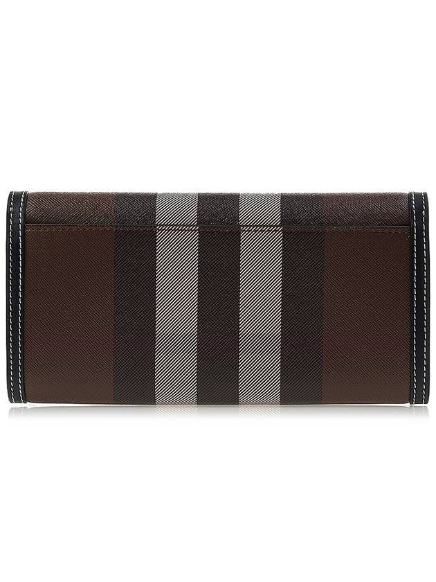 check pattern leather trim wallet - BURBERRY - BALAAN 4