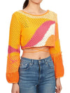 House of Sunny Women's Crop Knit VOL2110 MULTI - HAUS OF HONEY - BALAAN 3