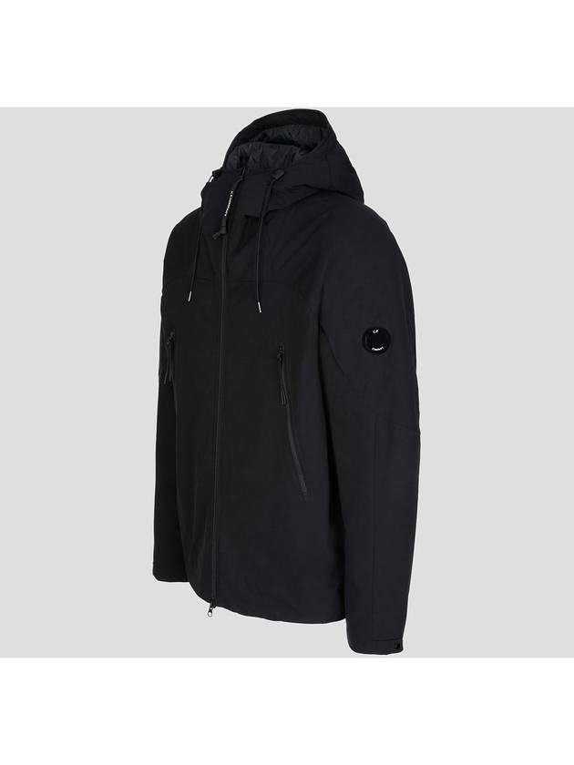 Men's Protech Lens Down Hooded Jacket Black - CP COMPANY - BALAAN 3