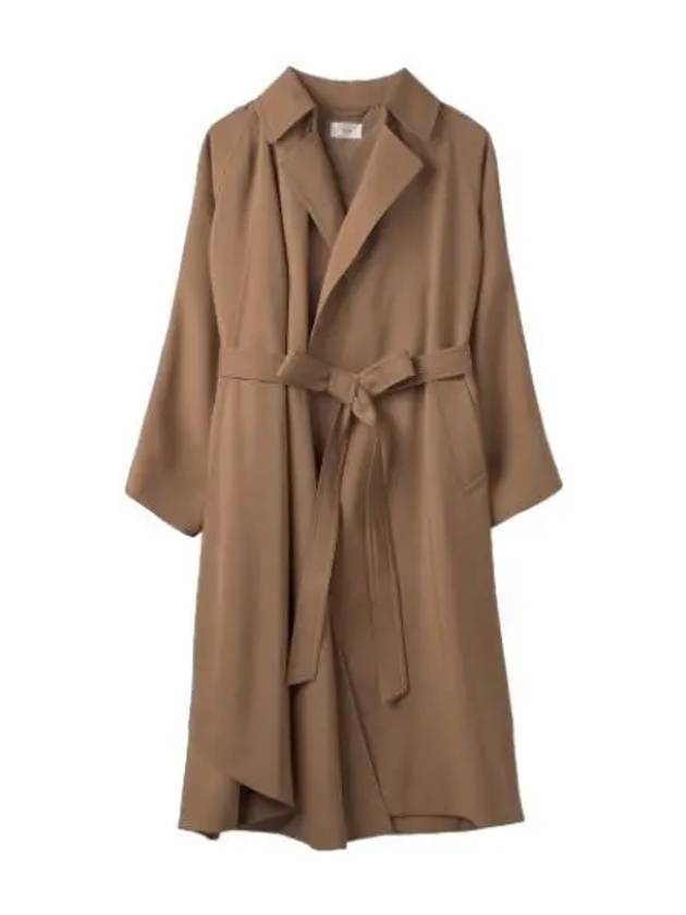 Wool belted Maia coat camel - THE ROW - BALAAN 1