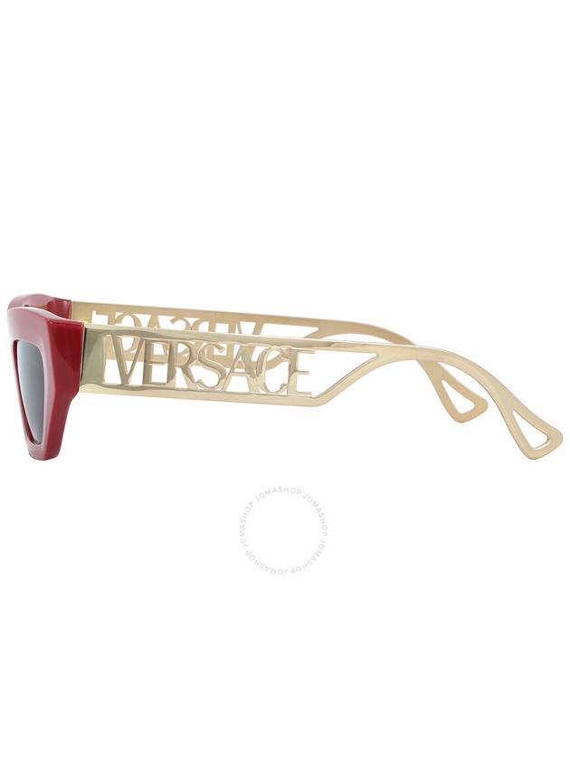 Versace Dark Grey Cat Eye Ladies Sunglasses VE4432U 538887 53 - VERSACE - BALAAN 3