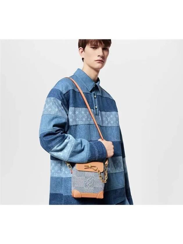 Nano Steamer Cross Bag Denim Blue - LOUIS VUITTON - BALAAN 5