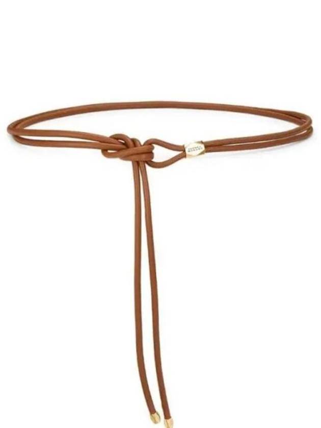 Silviah Leather Belt Brown - ISABEL MARANT - BALAAN 2