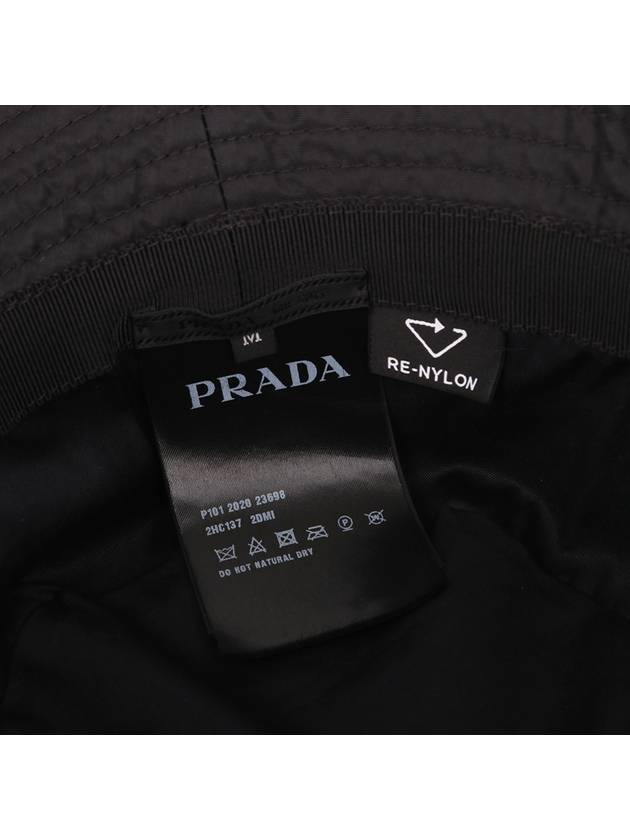 Re Nylon Black M Size Bucket Hat 1HC137 - PRADA - BALAAN 7